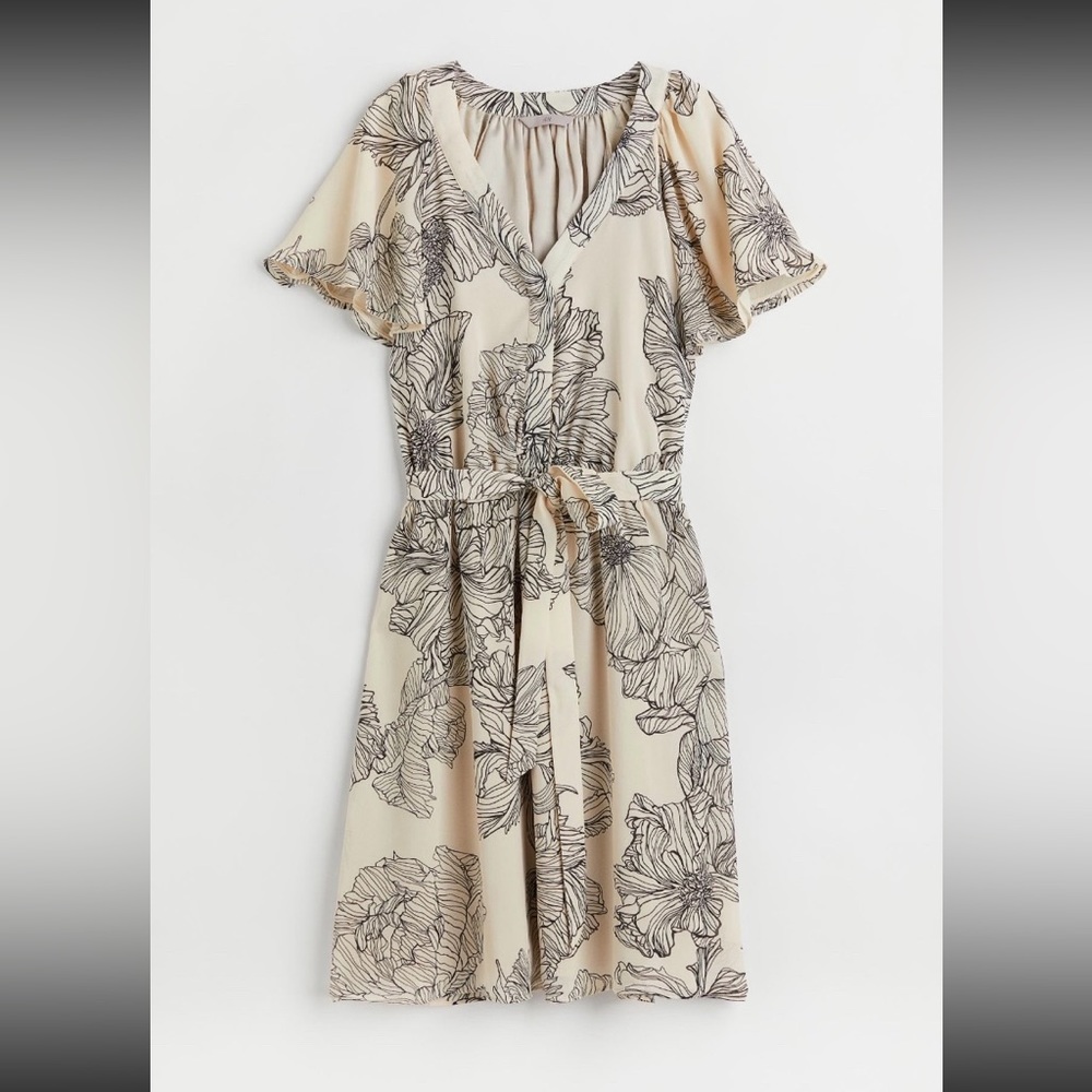 H&M chiffon dress